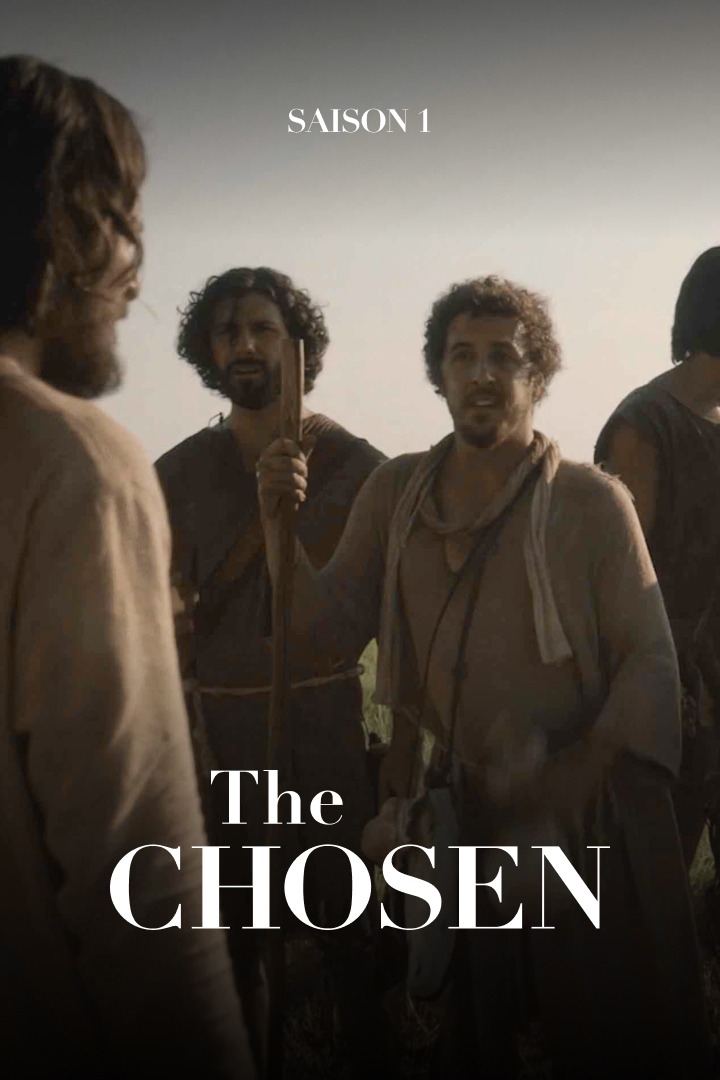 Jaquette de la saison 1 de la série The Chosen, série multi-saisons sur Jésus vu au travers du regard de ses disciples.